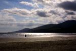 Strand bij Inch Head op Schiereiland Dingle. Zuid-west Ierland.